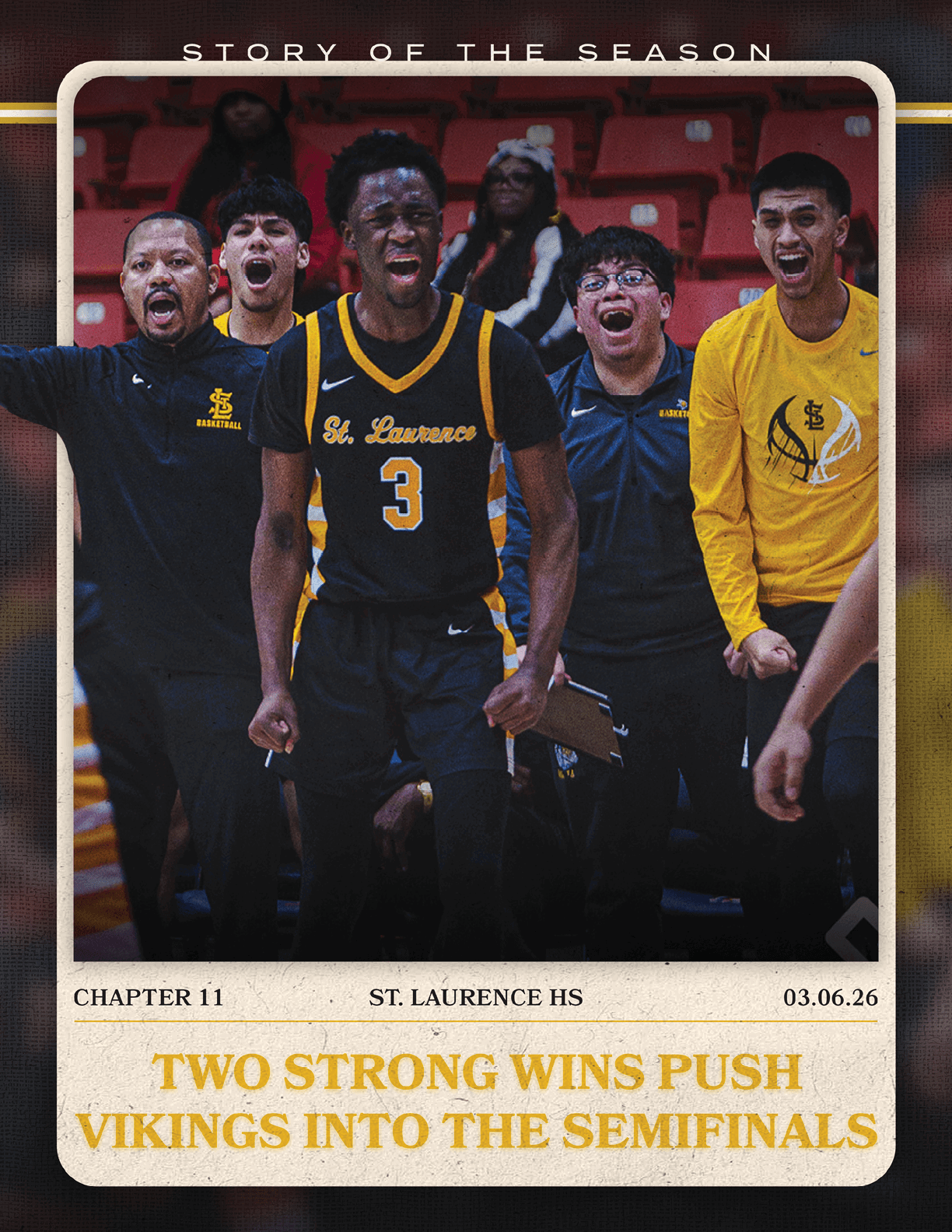 A group of basketball players celebrating a win. Contenido generado con IA