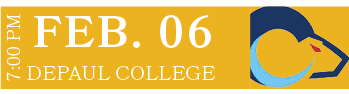 DEPAUL COLLEGE,FEB. 06,7:00 P
