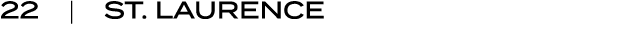 22 | ST. LAURENCE