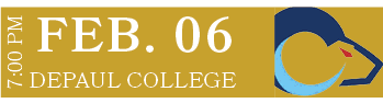 DEPAUL COLLEGE,FEB. 06,7:00 P