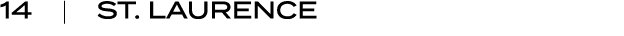 14 | ST. LAURENCE