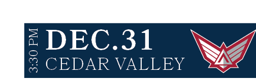 CEDAR VALLEY,DEC.31,3:30 P