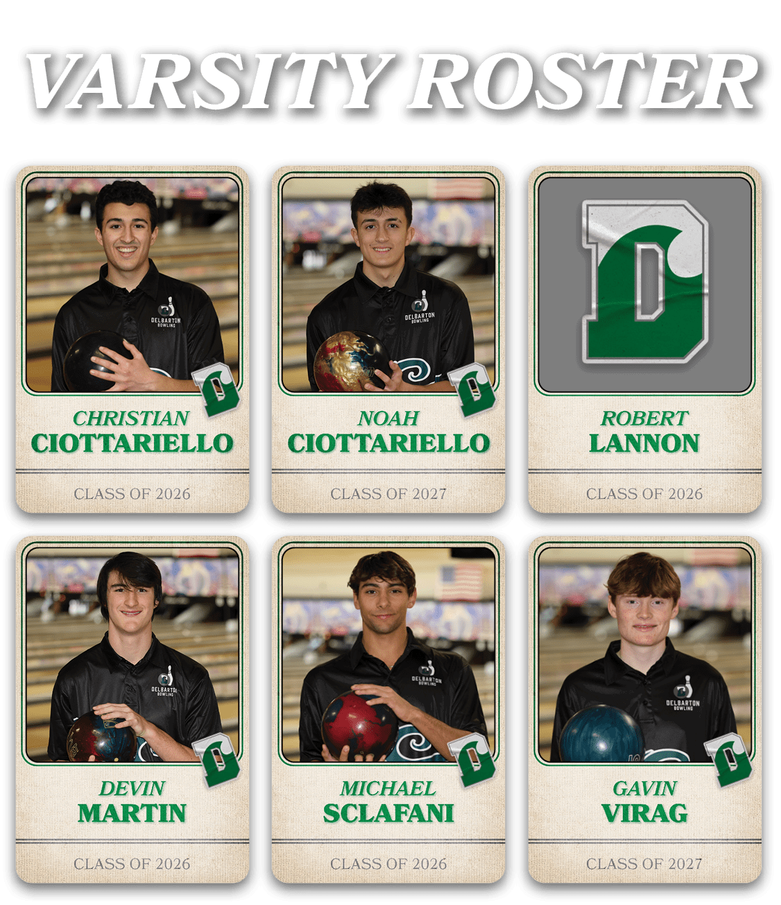 VARSITY ROSTE