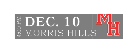 MORRIS HILLS,DEC. 10,4:00 P