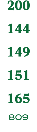 200 144 149 151 165 809