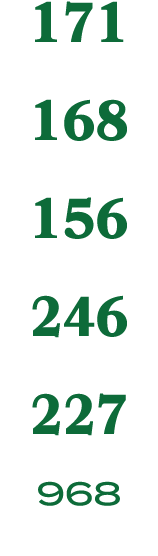 171 168 156 246 227 968