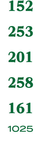 152 253 201 258 161 1025