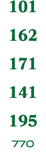 101 162 171 141 195 770