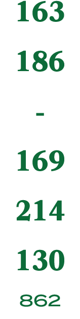 163 186 169 214 130 862