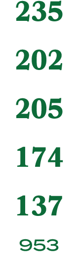 235 202 205 174 137 953