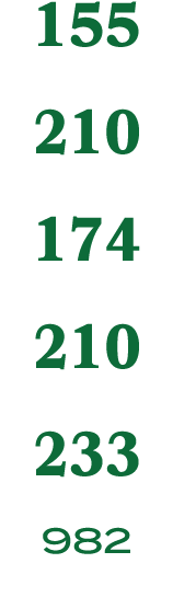 155 210 174 210 233 982