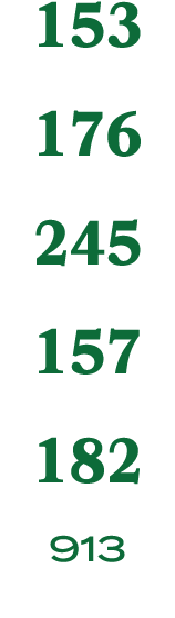 153 176 245 157 182 913