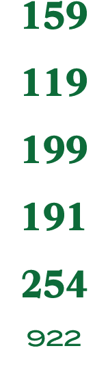 159 119 199 191 254 922