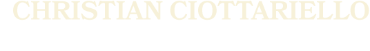 CHRISTIAN CIOTTARIELLO