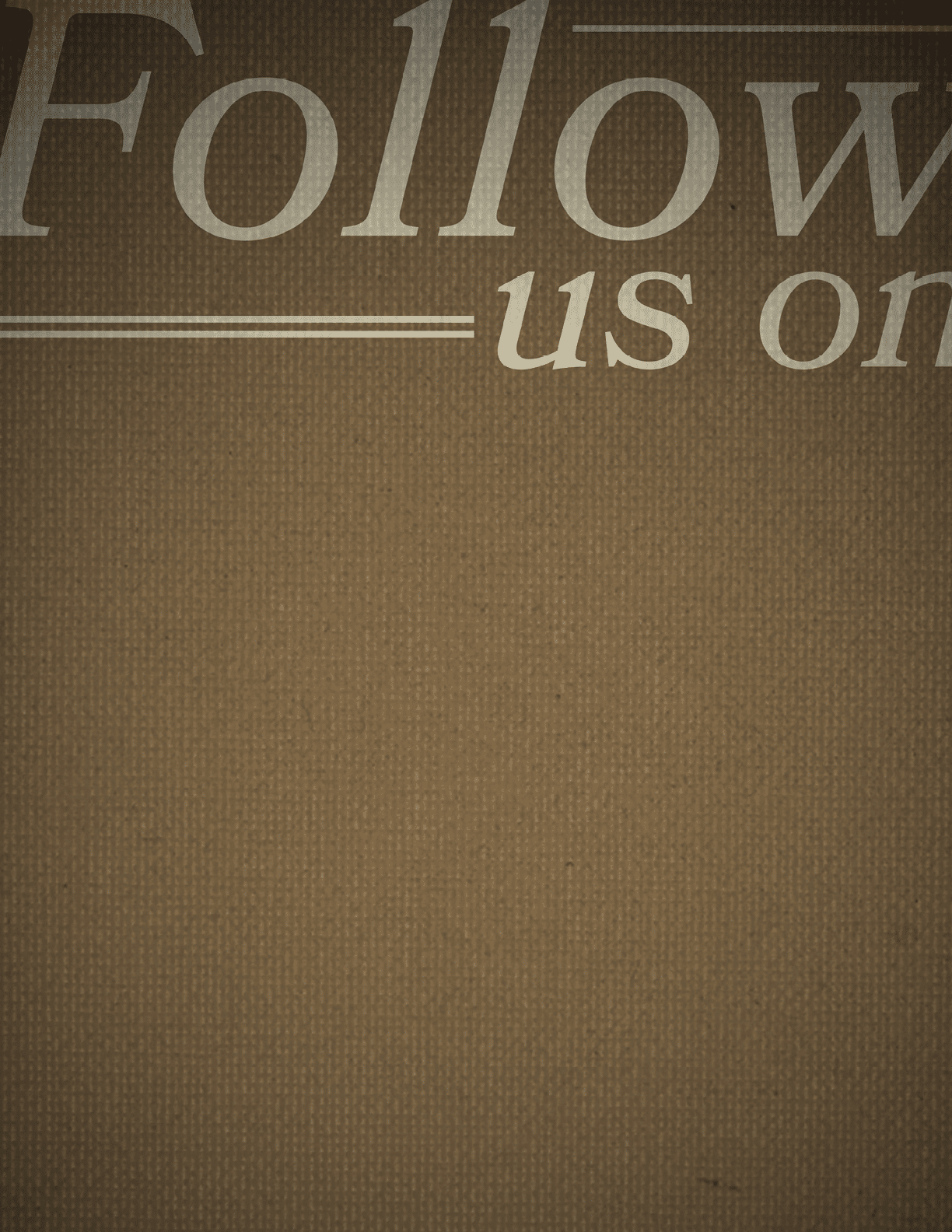 A brown paper with the word “follow" written on it. AI generated content