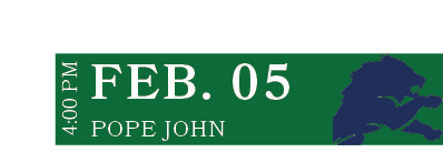 POPE JOHN,FEB. 05,4:00 P