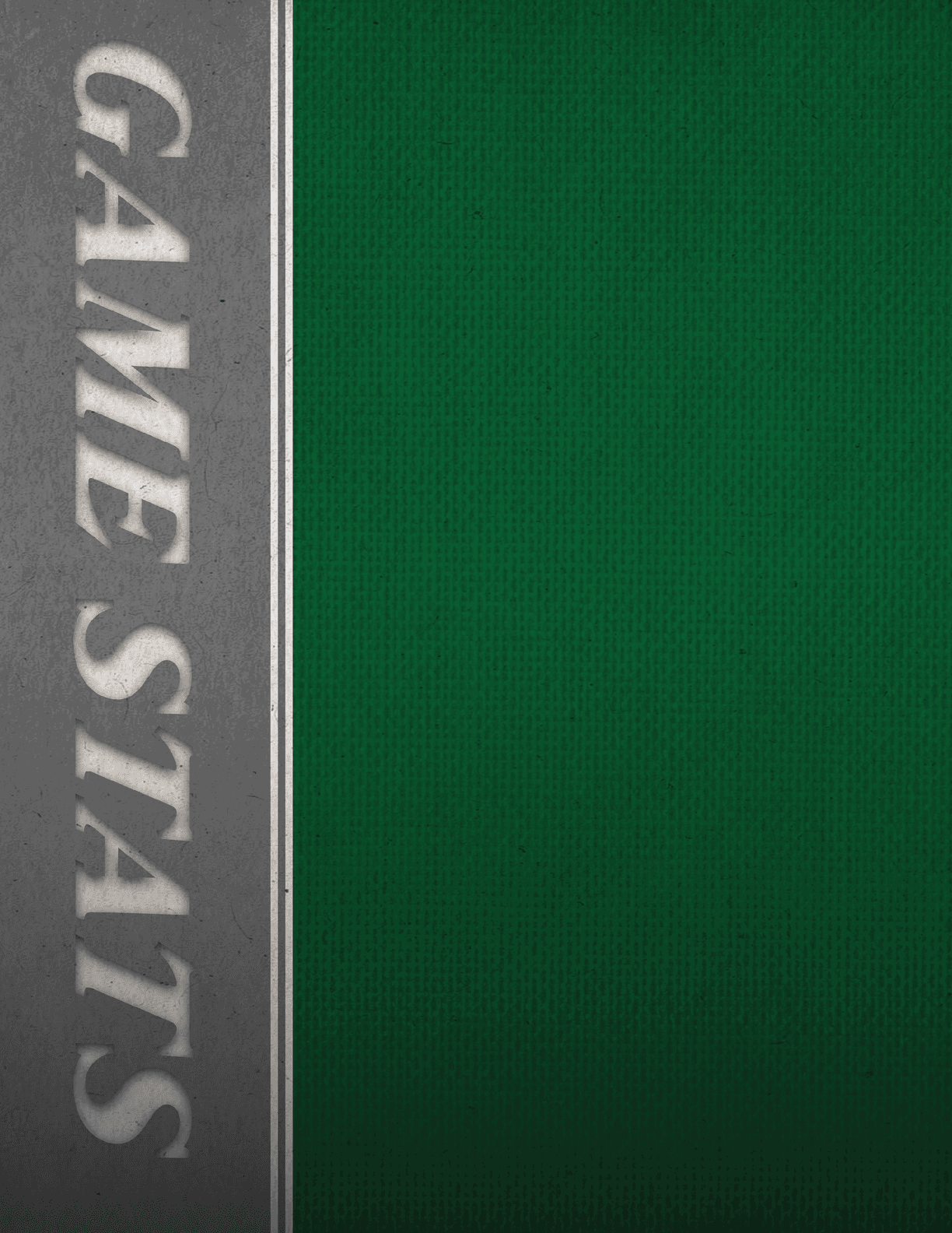 A green carpet with the word game stats written on it. AI generated content