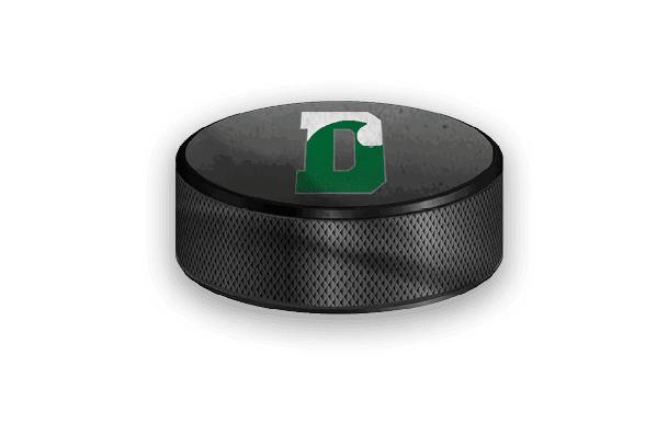 A collection of sports-related items, including a hockey stick, a jersey, and a green and white sign. AI generated content