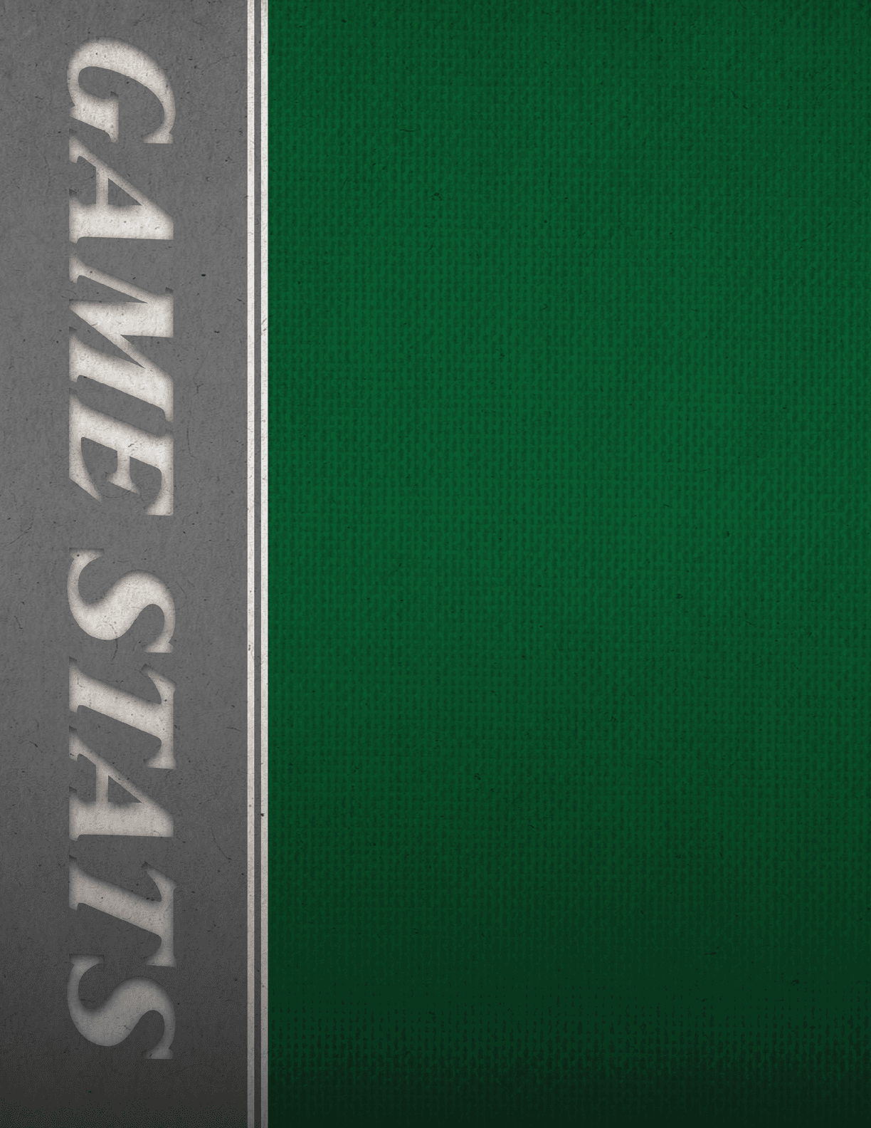 A green carpet with the word game stats written on it. AI generated content