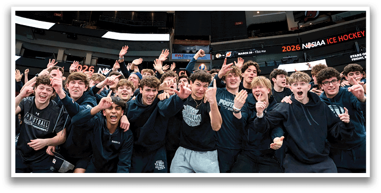 A group of people in a stadium, some of them wearing black, are giving high fives. AI generated content