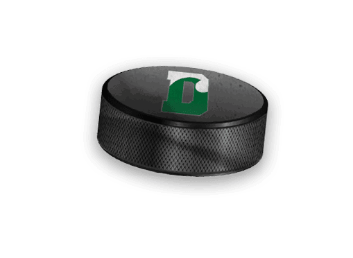 A collection of sports-related items, including a hockey stick, a green and white jersey, and a pair of green and white gloves. AI generated content