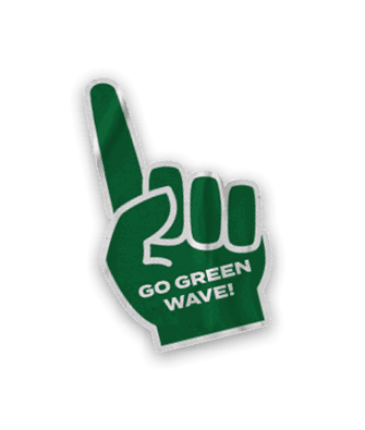 A collection of sports-related items, including a hockey stick, a jersey, and a green and white sign. AI generated content