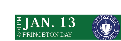 PRINCETON DAY,JAN. 13,4:40 P