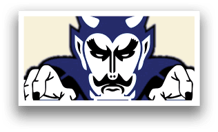 A logo with a devil face and the letters W and E. AI generated content