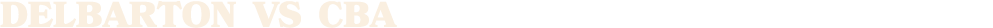 delbarton vs CBA
