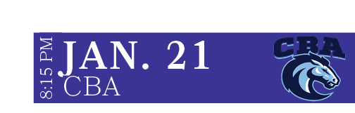 CBA,JAN. 21,8:15 P