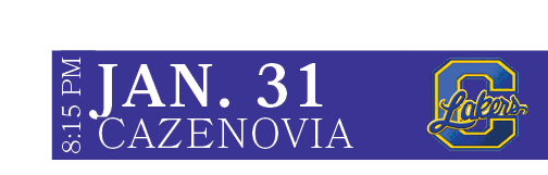 CAZENOVIA,JAN. 31,8:15 P