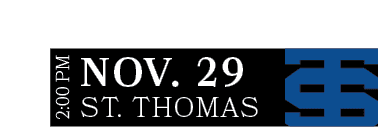 ST. THOMAS,NOV. 29,2:00 P