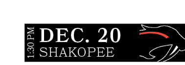 Shakopee,DEC. 20,1:30 P
