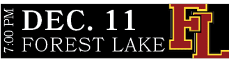 FOREST LAKE,DEC. 11,7:00 P