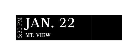 Mt. View ,JAN. 22,5:30 P