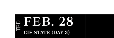 CIF State (Day 3) ,FEB. 28,TB