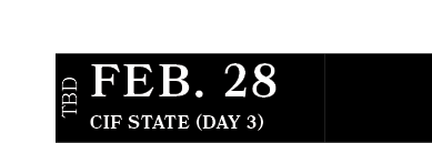 CIF State (Day 3) ,FEB. 28,TB