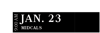 MidCals ,JAN. 23,9:00 AM