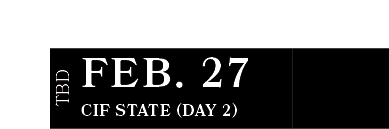 CIF State (Day 2) ,FEB. 27,TB