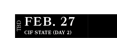 CIF State (Day 2) ,FEB. 27,TB