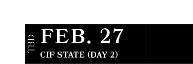 CIF State (Day 2) ,FEB. 27,TB