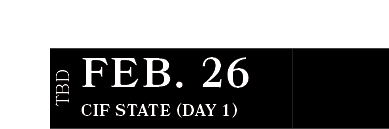 CIF State (Day 1) ,FEB. 26,TB