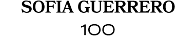 Sofia Guerrero 100