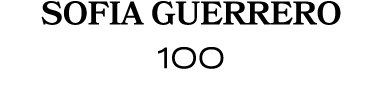 Sofia Guerrero 100