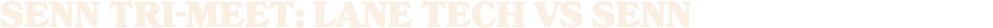 senn tri meet: LANE TECH vs Senn