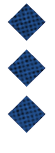 A black and white image of a circle with a red dot in the middle. Description generated by AI