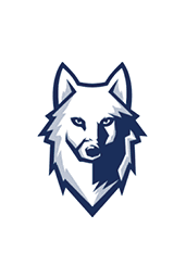 A blue and red logo of a lion. Description generated by AI