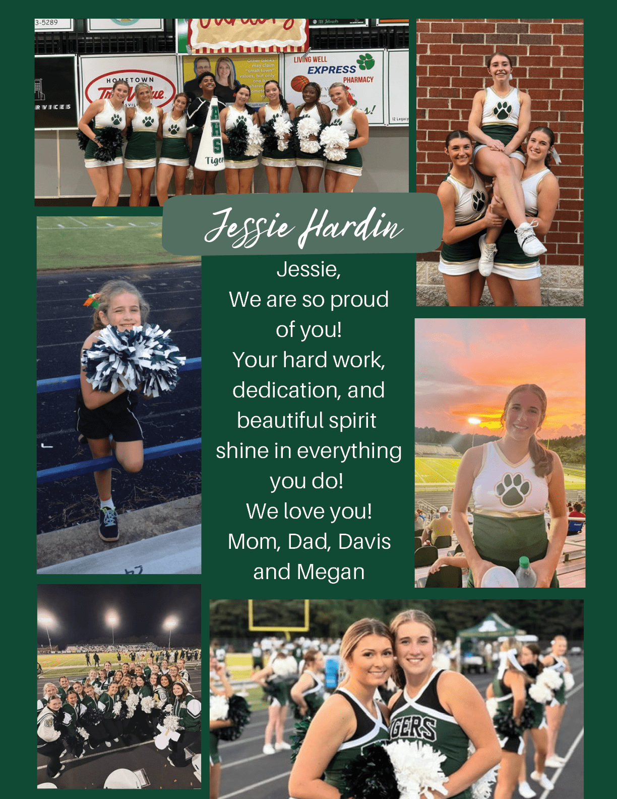 A football helmet with an “A" logo is shown alongside text promoting an Adairsville Football fundraiser encouraging community support for student-athletes, with a QR code included. Description generated by AI
