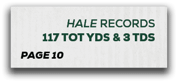 page 10,HALE RECORDS 117 TOT YDS & 3 TD
