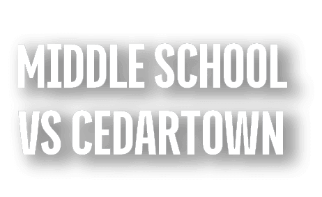 MIDDLE SCHOOL VS cedartown
